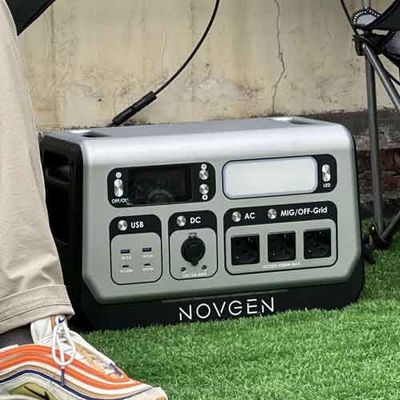 2048WH 2200W Nhà máy điện ban công di động Nhà máy điện năng lượng mặt trời