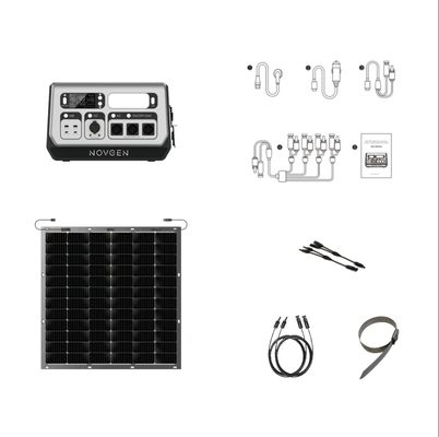 Trạm điện ban công di động 2048WH Trạm điện mặt trời Lifepo4 CE được phê duyệt