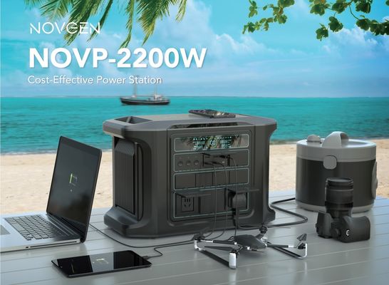 2200W Nhà máy điện balcony di động Năng lượng tái tạo pin Lưu trữ Nhà máy điện